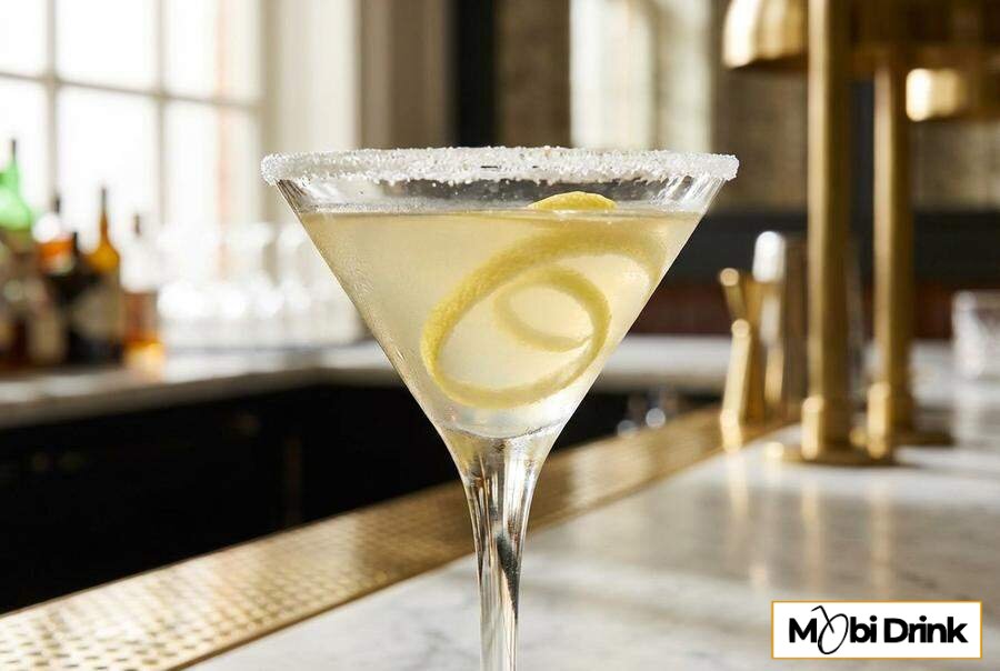 Żółty drink Lemon Drop Martini