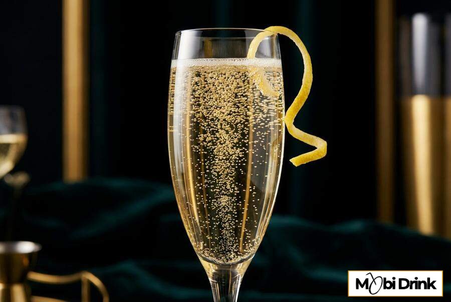 Elegancki koktajl Limoncello Royal z prosecco