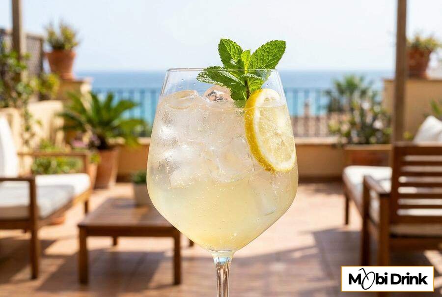 Orzeźwiający Limoncello Spritz z prosecco i cytryną