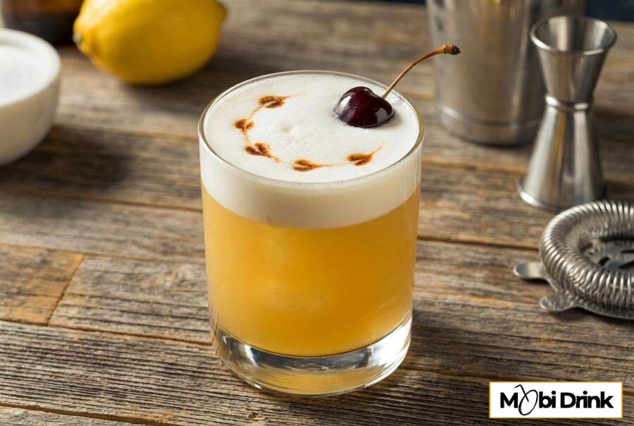 Klasyczny Limoncello Whiskey Sour z pianką