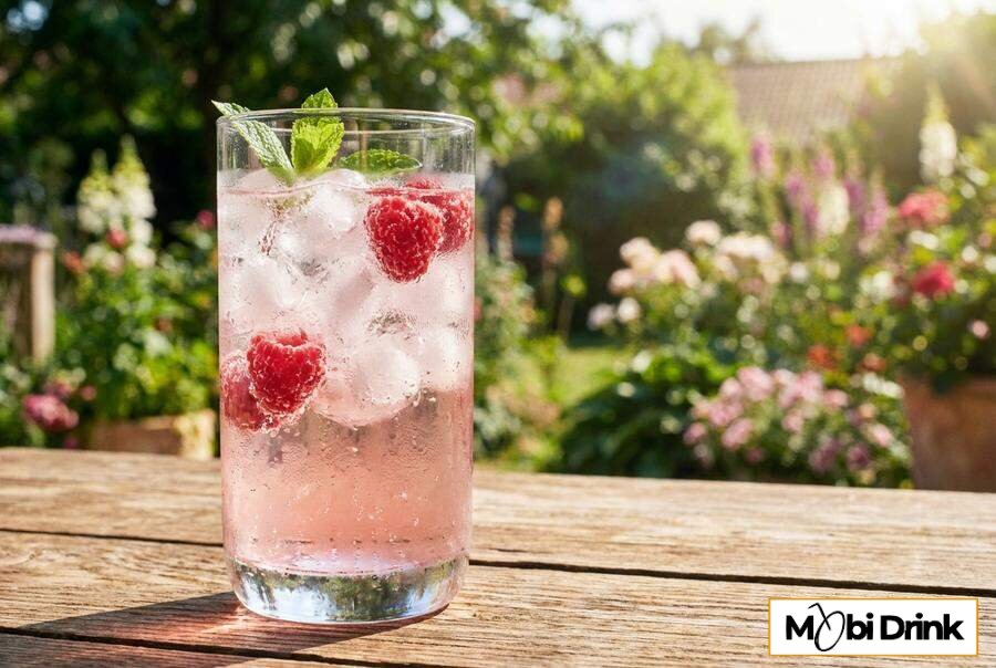 Prosty drink wódka malinowa z napojem 7up