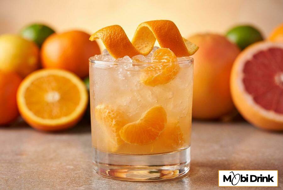 Drink z wina i mandarynek