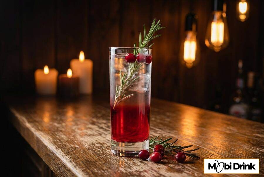 Drink Martini ze Sprite i sokiem żurawinowym