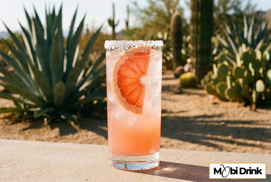 Różowa Paloma z grejpfrutem i tequilą