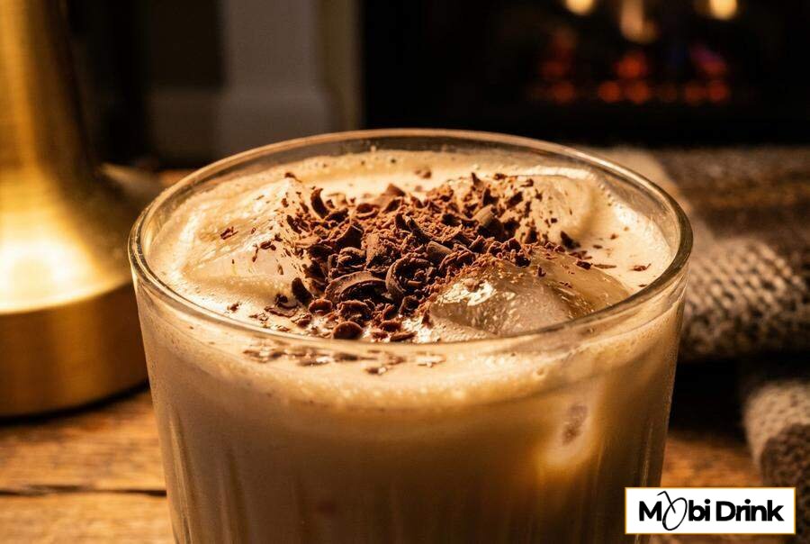 Mleczny drink z soplicą i czekoladą