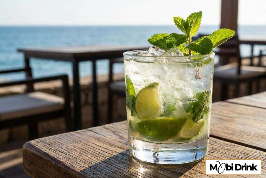 Orzeźwiający drink z miętą i limonką