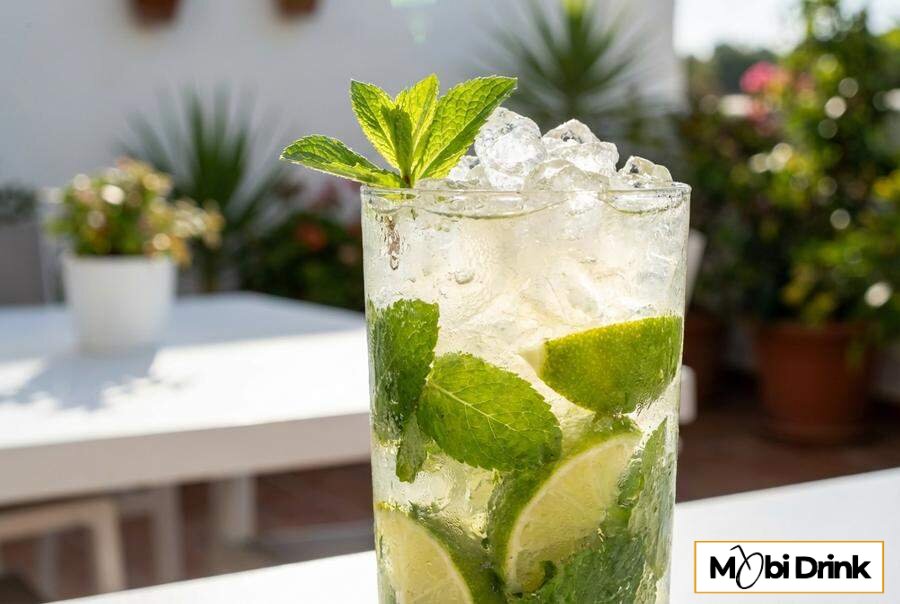 Mojito na bimbrze z miętą i limonką