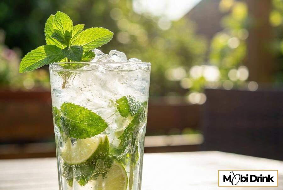 Orzeźwiające mojito z wódką limonką i miętą