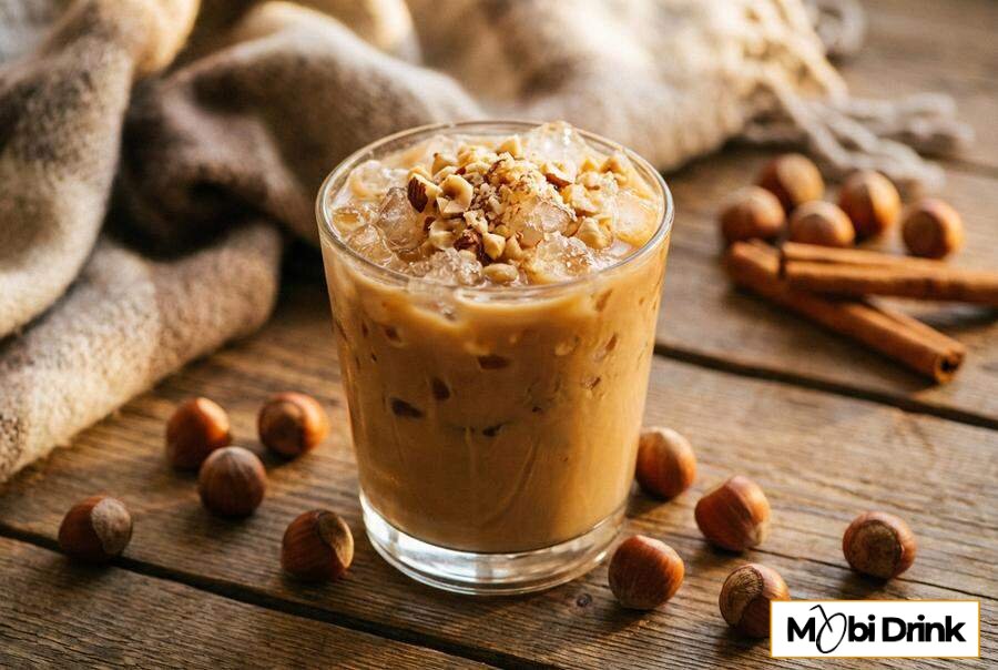 Orzechowy drink Nutty Irishman z kruszonymi orzechami