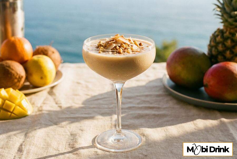 Orzechowy drink Nutty Summer z adwokatem i amaretto