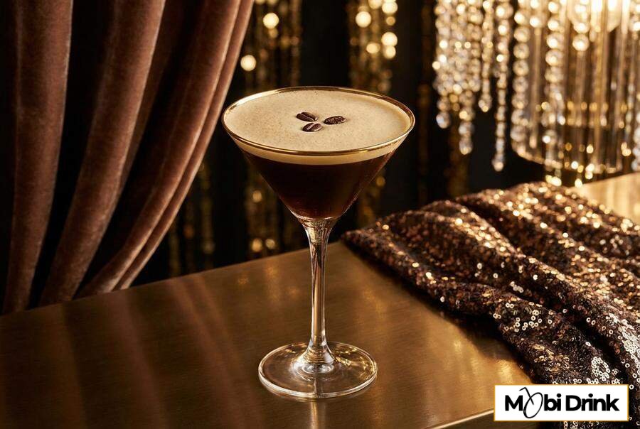 Orzechowe Espresso Martini z pianką