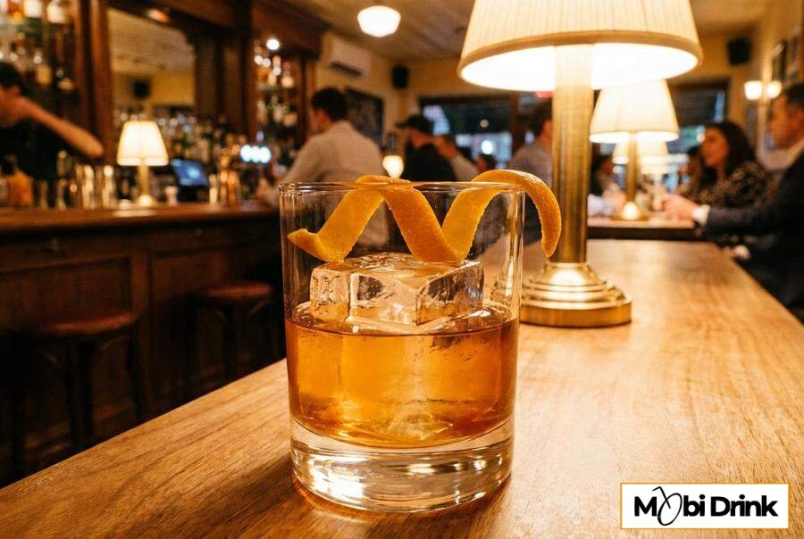 Słodki drink łączący Ouzo i likier Amaretto z pomarańczą