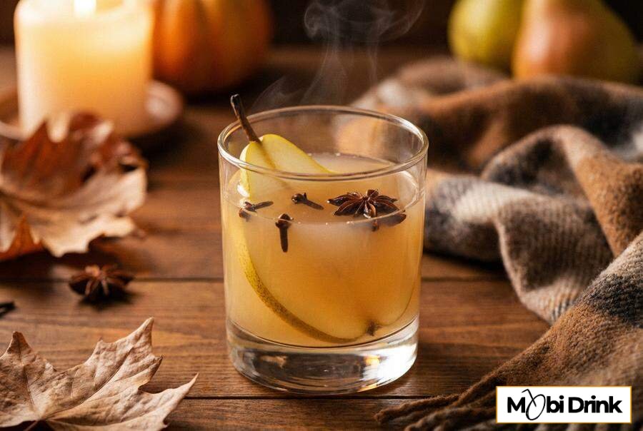 Gruszkowy drink z przyprawami