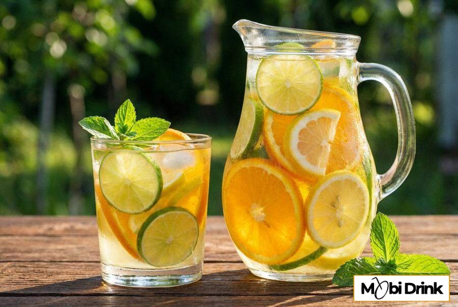 Cytrusowy poncz Pimm's w dzbanku