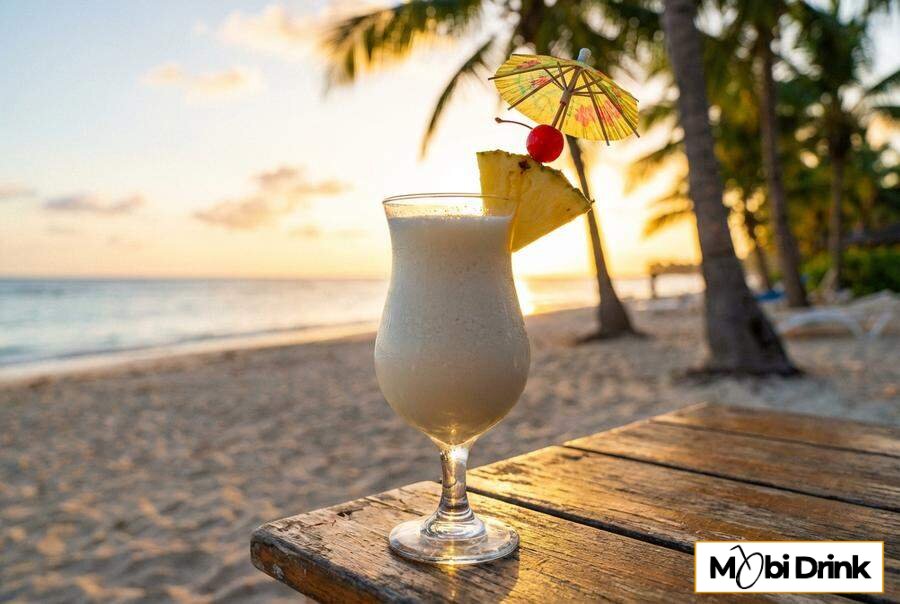 Kremowa Piña Colada z ananasem