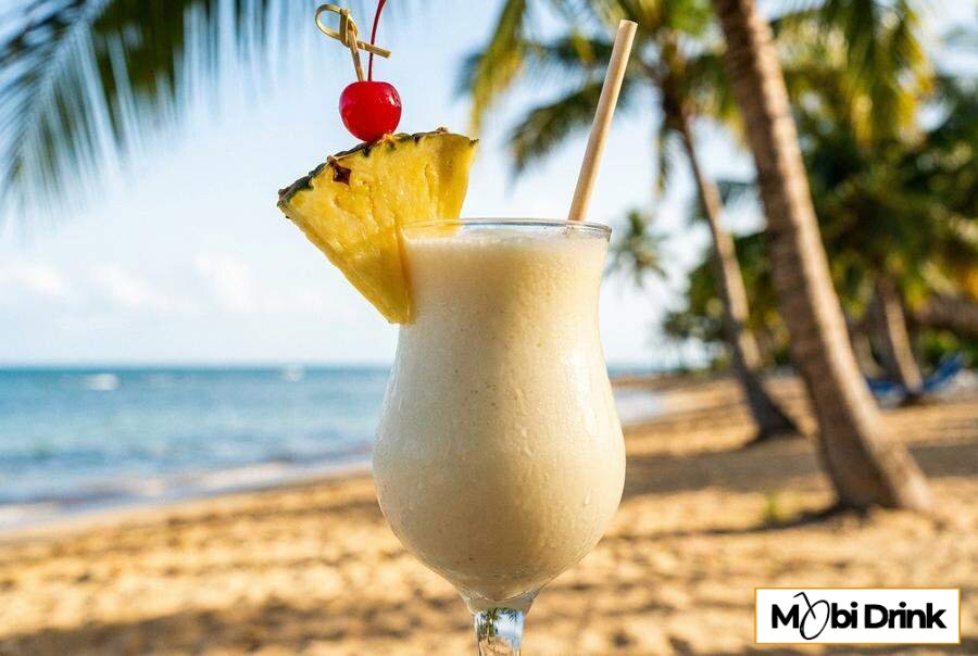 Kremowa Pina Colada z ananasem