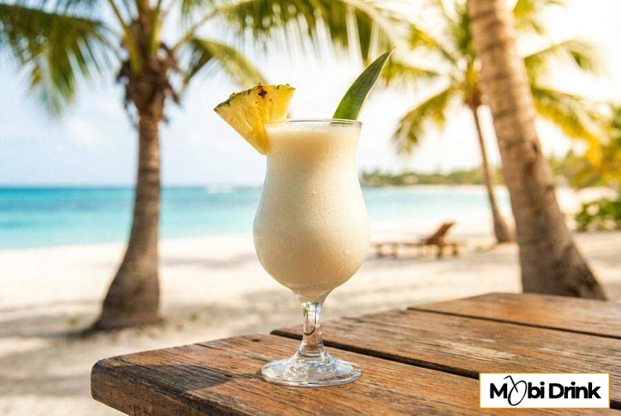 Kremowa pina colada z ananasem