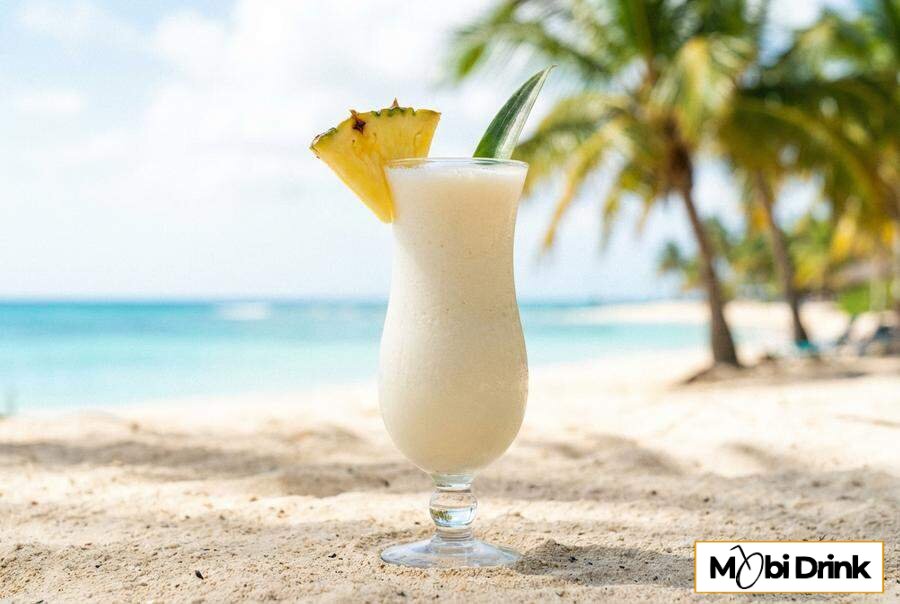 Kremowa Pina Colada z ananasem