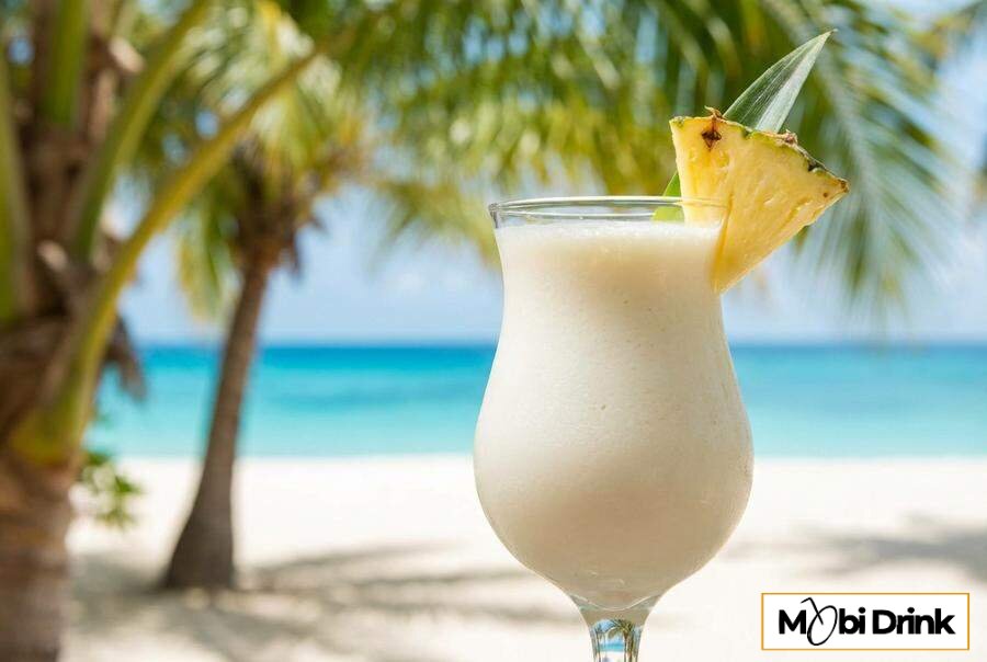 Kremowa Pina Colada z ananasem
