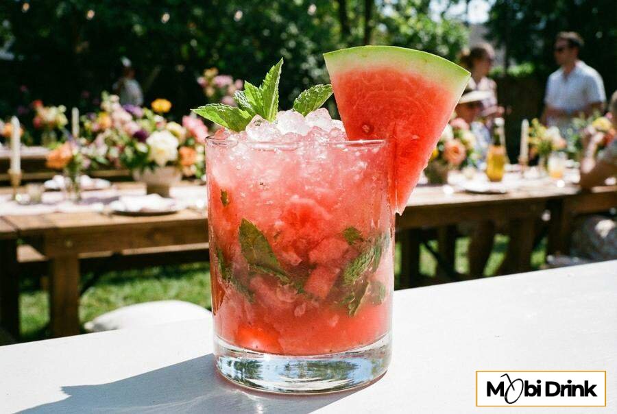 Letni drink Raki Watermelon Smash z arbuzem