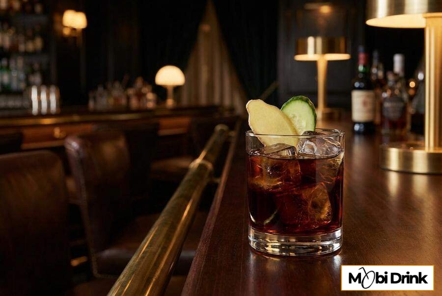 Klasyczny drink Ramazzotti z imbirem
