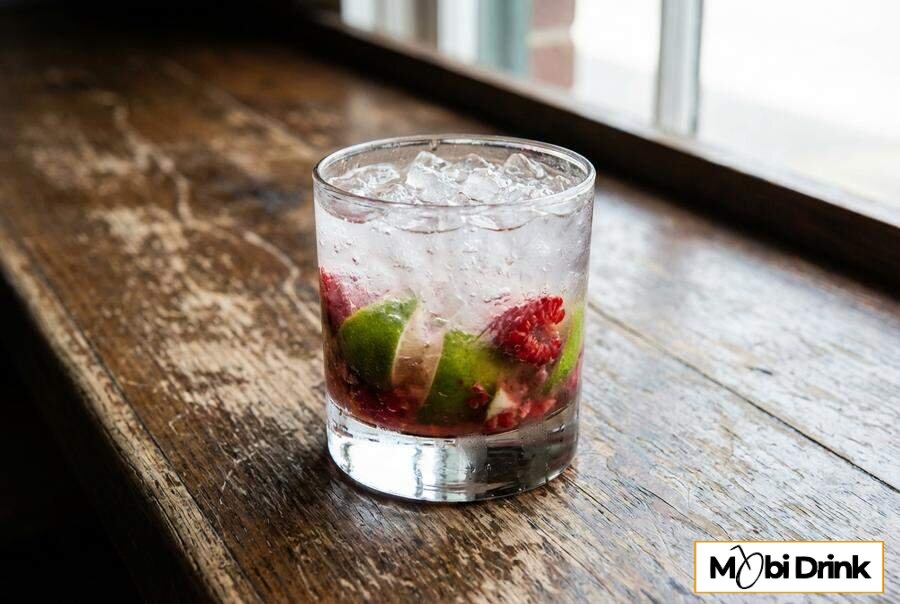 Caipirissima z Bacardi Razz i limonką