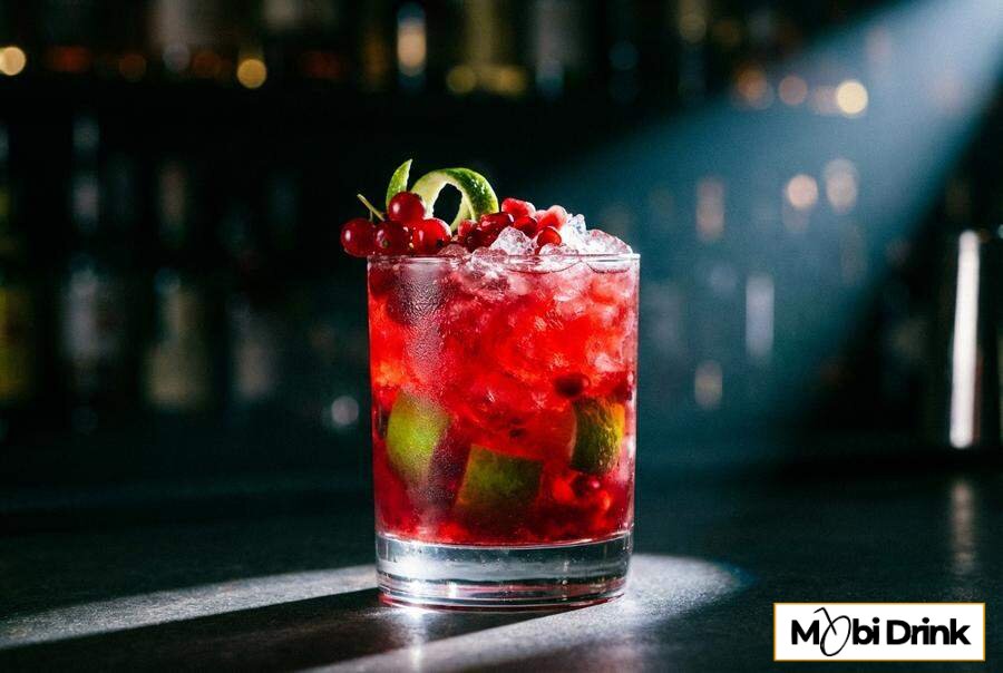 Czerwona Redpiroska drink z wódką
