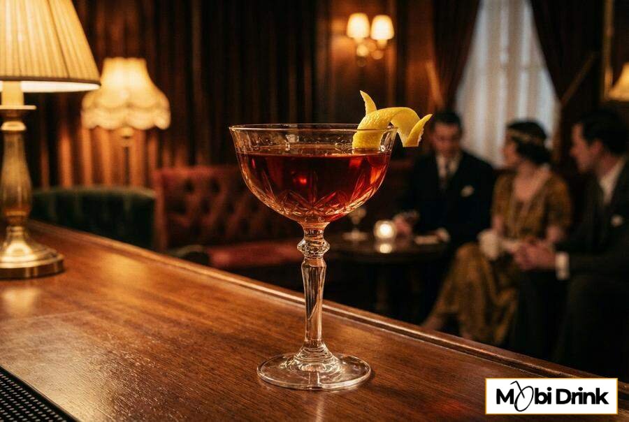 Drink Remember the Maine w kieliszku