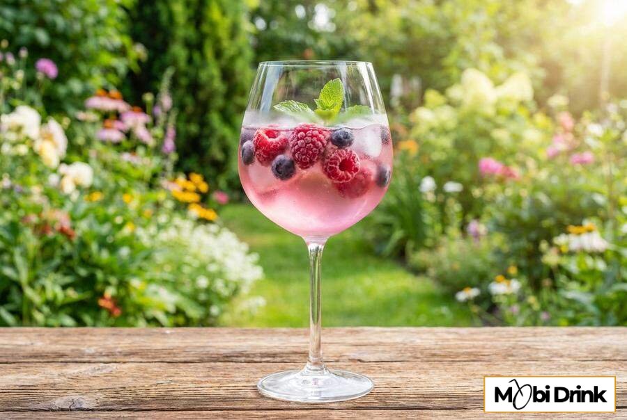 Owocowy Spritz z mrożonymi owocami
