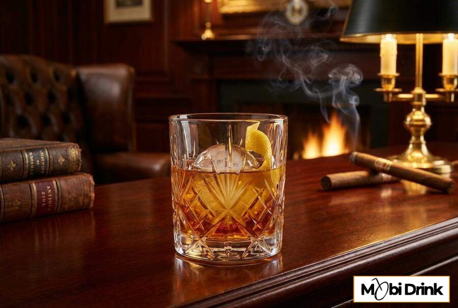 Drink Rusty Nail z whisky i likierem miodowym