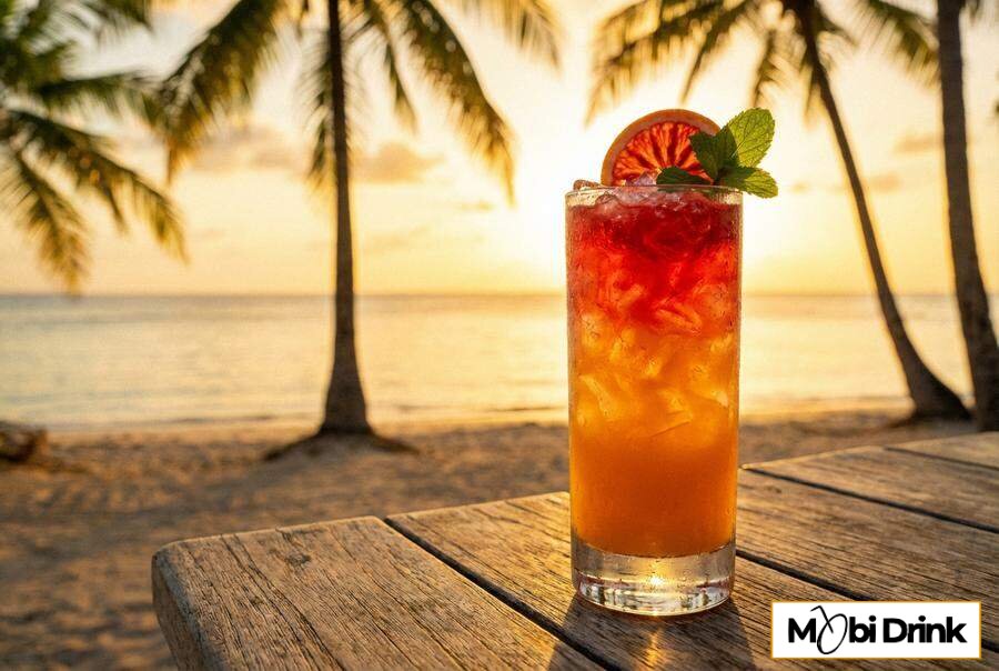 Warstwowy drink Sex on the Beach