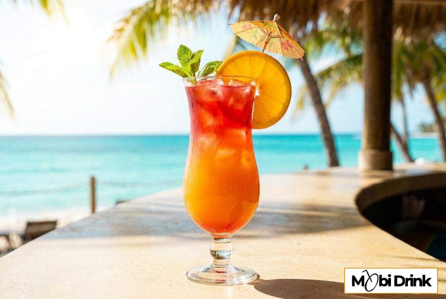 Owocowy drink Sex on the Beach z pomarańczą