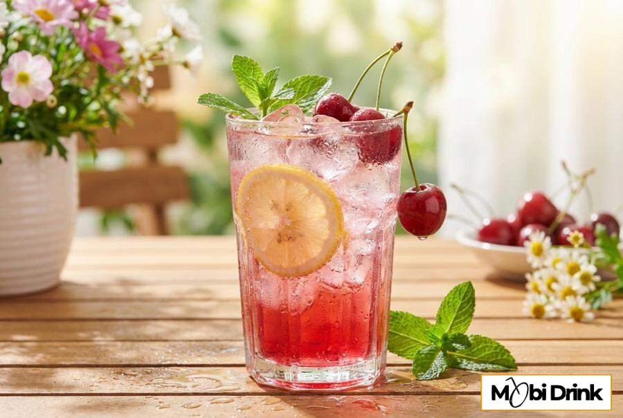 Orzeźwiający drink Soplica Wiśniowa z tonikiem