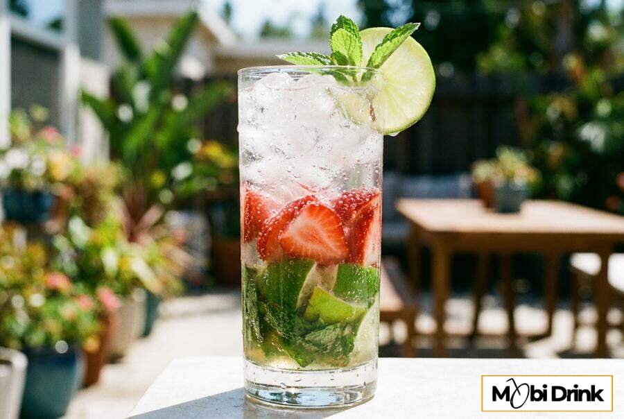 Orzeźwiające Truskawkowe Mojito z wódką