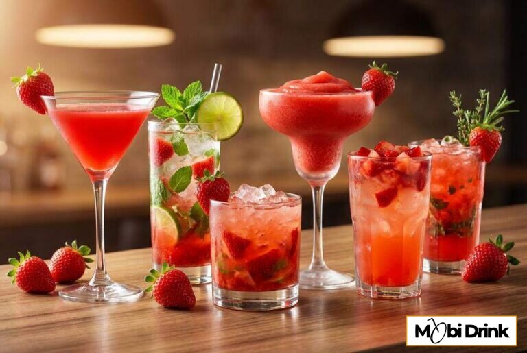 Drinki truskawkowe z wódką