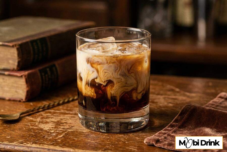 White Russian ze śmietanką i lodem