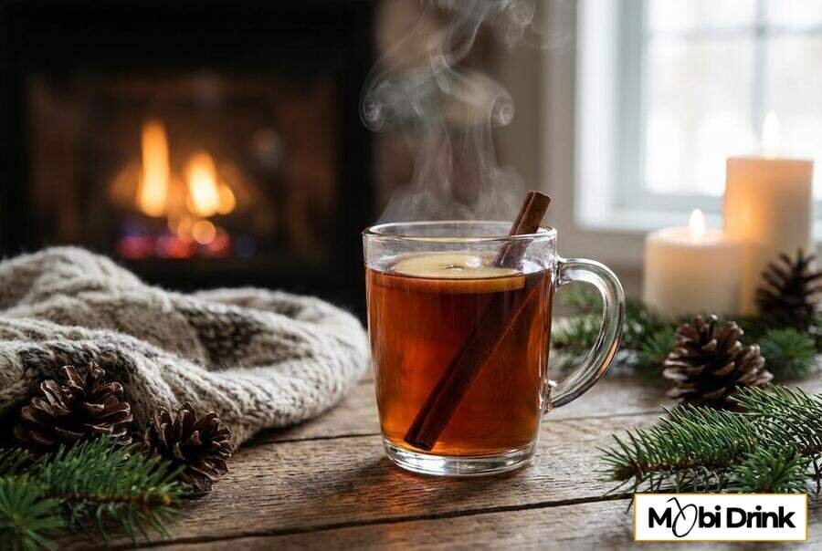 Rozgrzewający grzaniec Winter Pimm's z jabłkiem