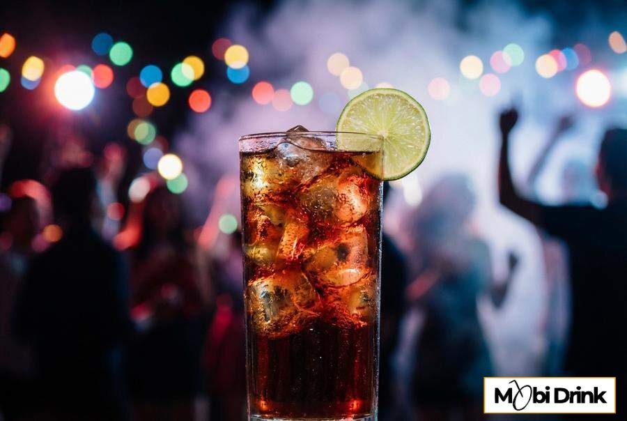 Drink wiśniowa cola z limonką
