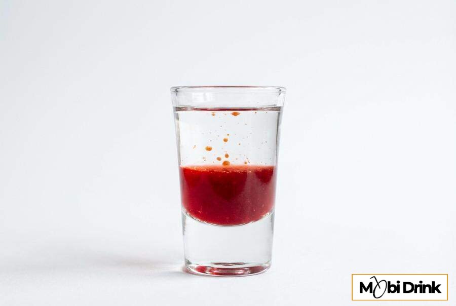 Shot Wściekły Pies z tabasco