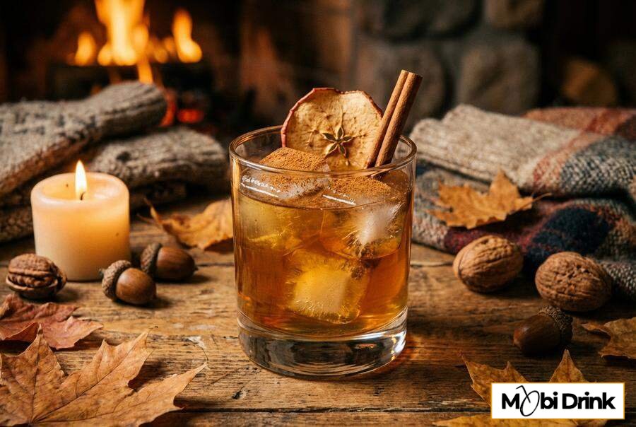 Drink Szarlotka z Żołądkową Gorzką i jabłkiem