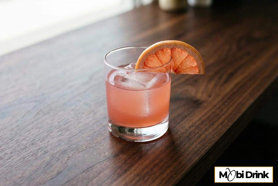 Drink Żubrówka Rose z sokiem grejpfrutowym