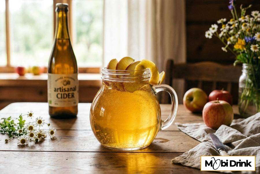 Drink Żubrówka z cydrem
